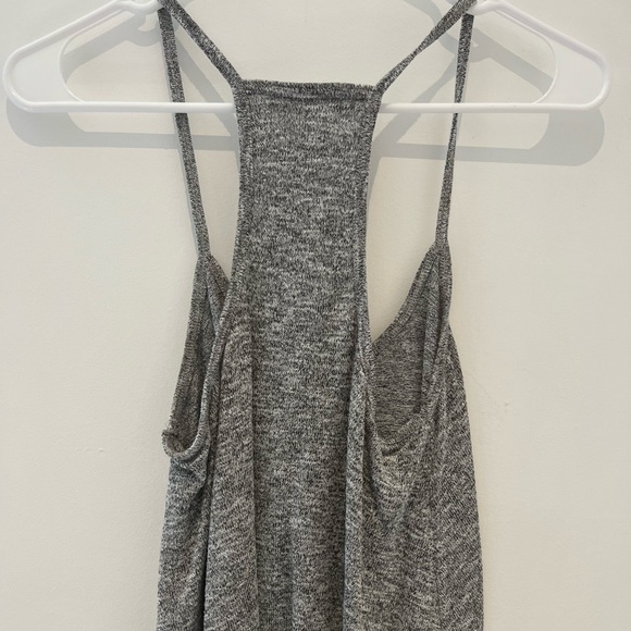 American Eagle Heathered Grey Tank Top - Picture 2 of 3